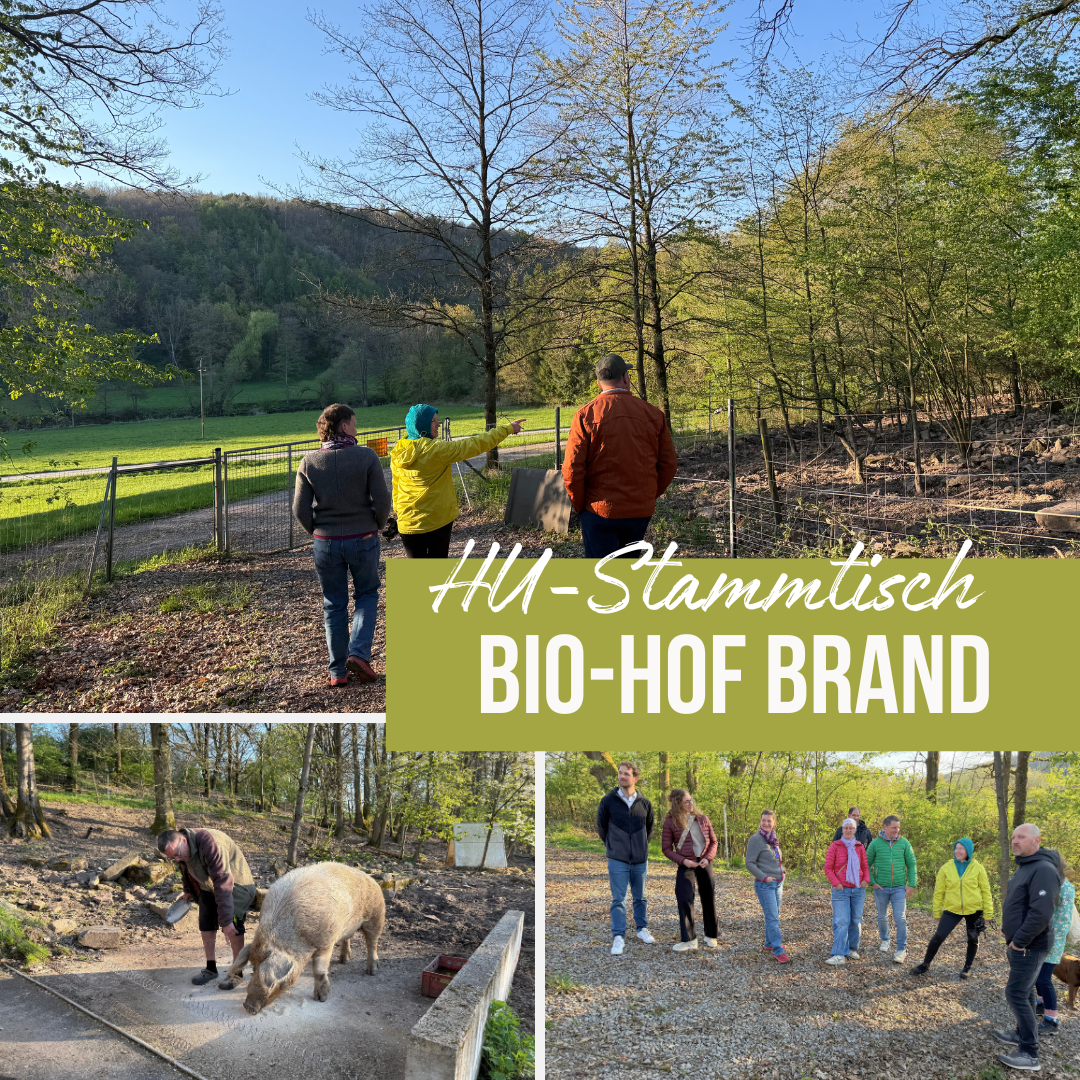Ein Blick hinter die Kulissen – HU-Stammtisch bei Biohof Brand